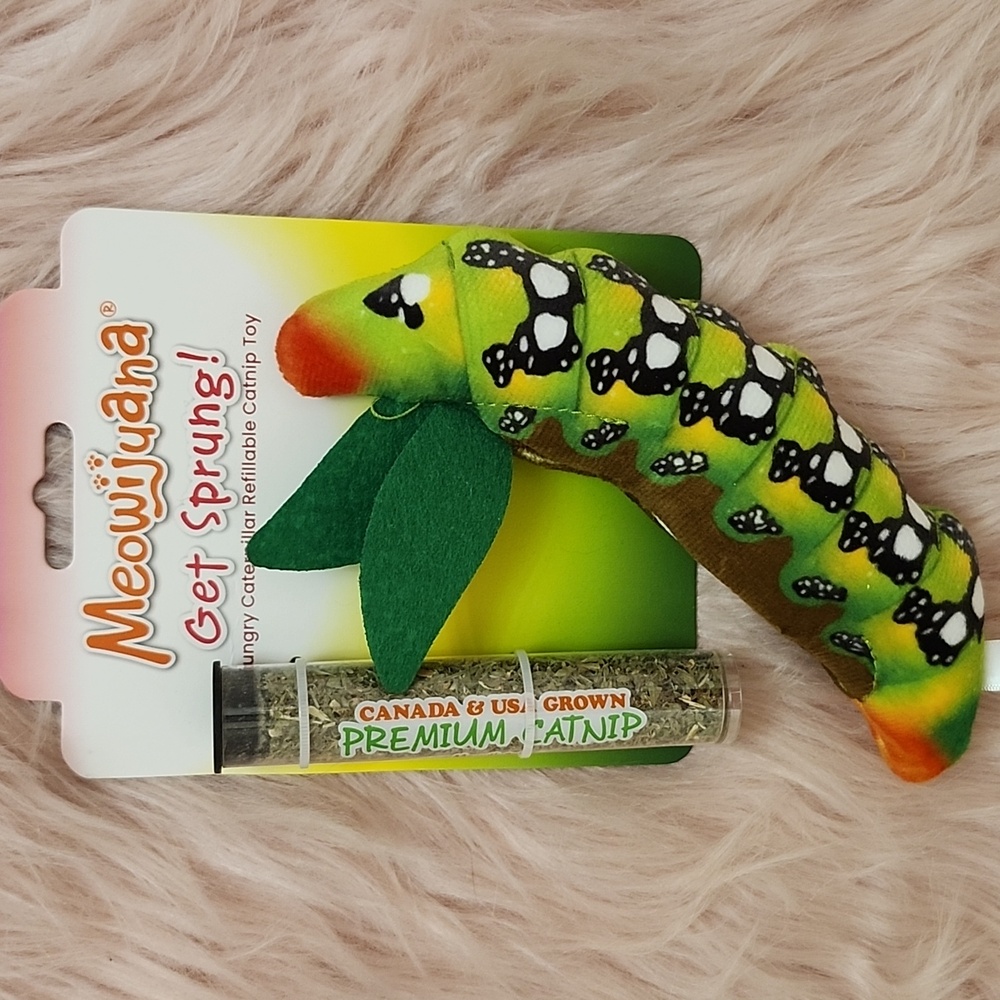 Brand New "MEOWIJUANA" RE-FILLABLE CATNIP TOY